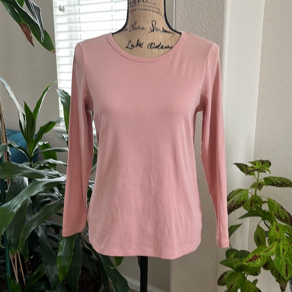 NWOT St. John’s Bay Women's Long Sleeve Scoopneck - Picture 1 of 6